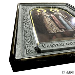Икона с гравированной рамой арт.3454