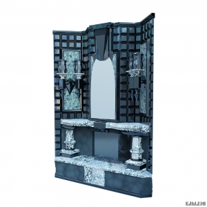 Облицовка с камином арт.4502